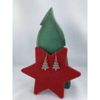 Weihnachtsbäumchen * Tannenbaum * Weihnachtsbaum-Ohrringe * Weihnachtsohrringe * Adventskalenderfüllung * Hängeohrringe Bild 1
