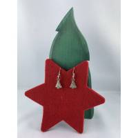 Weihnachtsbäumchen * Tannenbaum * Weihnachtsbaum-Ohrringe * Weihnachtsohrringe * Adventskalenderfüllung * Hängeohrringe Bild 1