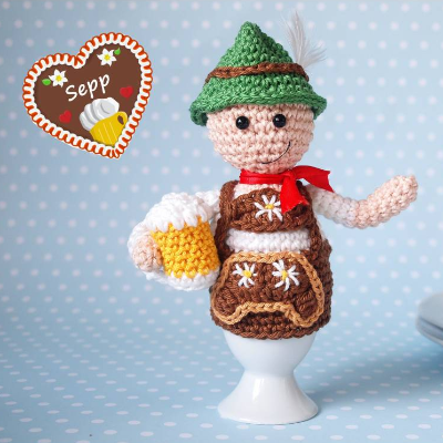 Häkelanleitung Eierwärmer Sepp - PDF Datei