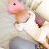 Rosa Puckschnecke für dein Baby, Bäumchen, rosa, pastell, natur Bild 2