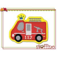 Applikation Feuerwehrauto rot/gelb Bild 1