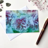Foto Grußkarte Blume Hortensie - Klappkarte mit Umschlag - Format C6 Bild 1