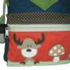 Kinderrucksack Kindergartentasche Waldpunkt mit Hirsch aus Baumwolle Bild 4
