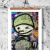 Poster - Graffiti / Soldat / Street Art - A3 30x40 cm Drucke, Wandkunst, Street Art, Graffiti, Plakat, Graffiti Wand Kunst Graffiti-Kunst Bild 2