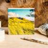 Düne Böschung Strand auf Sylt Holzdruck Quadrat 7,5x7,5 cm Holzbild im Shabby-Stil Photo on Wood gifts gift for her Bild 2