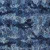 French Terry Sterne Batikoptik jeansblau, Stoffbreite 180cm Baumwolljersey Star galaxy, blau Bild 2