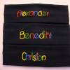 Stirnband dunkelblau mit Namen für Last Minit Geschenke, personalisierte Geschenke Jungen Ostern 1.Geburtstag Kinder Bild 2