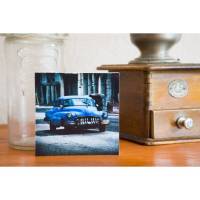 Oldtimer, Auto, Chevrolet, Street, Foto auf Holz, im Quadrat, 10 x 10 cm Bild 1