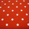 Baumwolljersey weisse Punkte auf rot Dots Meterware Jersey nähen Bild 3