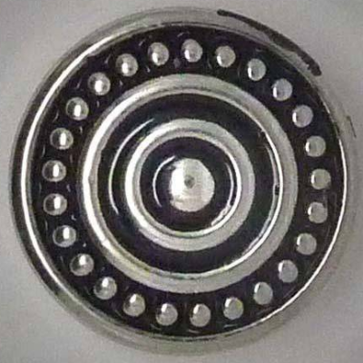 Druckknopf, Noppen und Kreise, 20mm