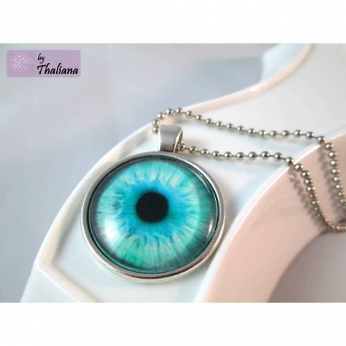 türkise Kette BLICK DER WASSERELFE Halskette