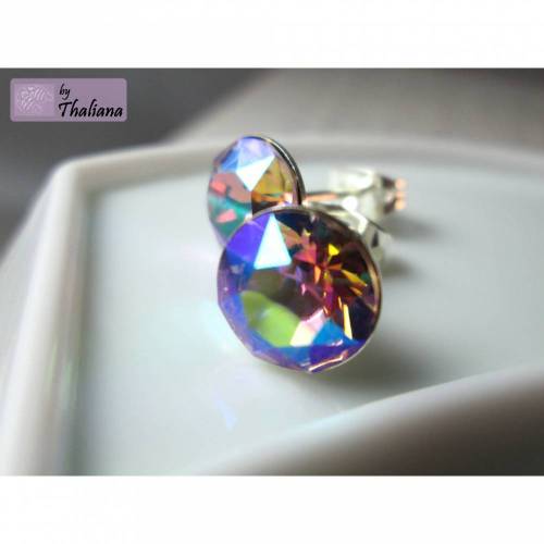 traumhafte SUNSET lila Ohrstecker