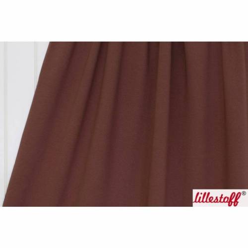 0,5m Lillestoff Bio-Summersweat uni kakao