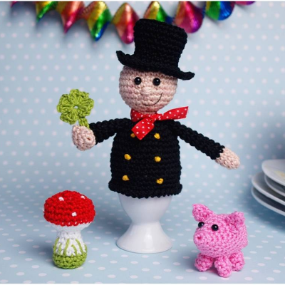 Häkelanleitung Eierwärmer Schornsteinfeger - PDF Datei