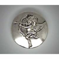 Druckknopf, Engel mit Pfeil und Bogen, 20mm Bild 1