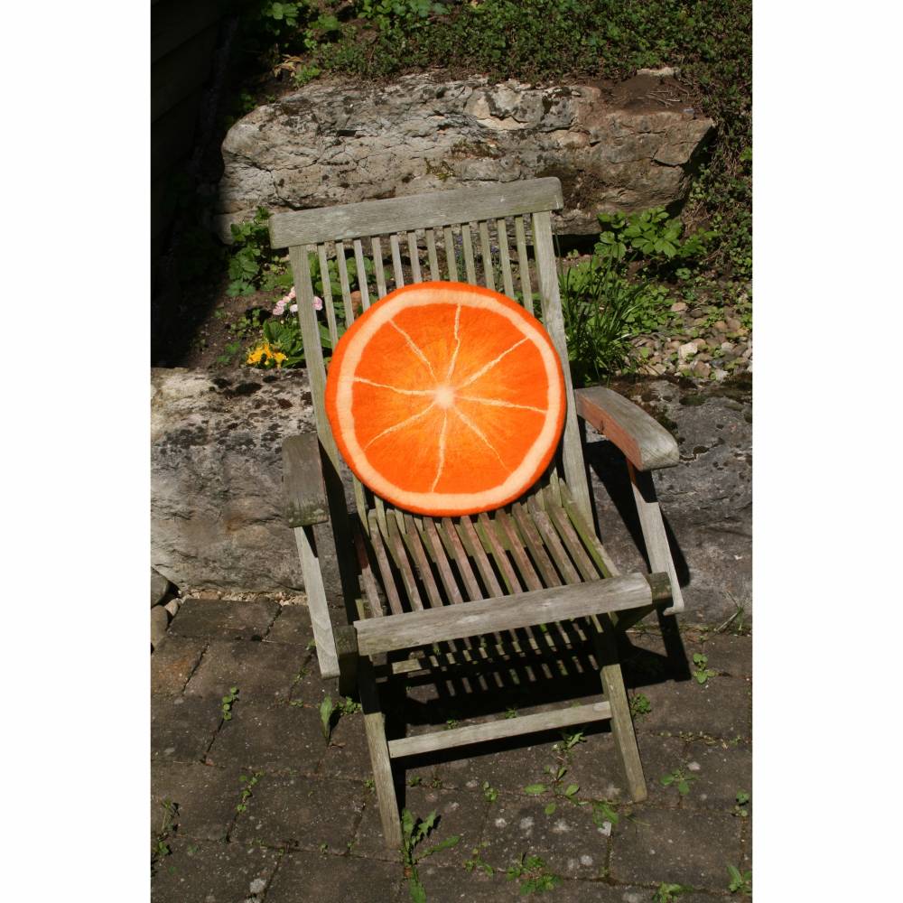 Sitzkissen Orange Bild 1