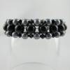 Armband Perlen Grau / Schwarz (A41) Bild 3