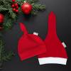 Baby Frühchen Mädchen Jungen Pumphose Sweat Rot Uni Weihnachten Geschenk Geburt alle Größen Bild 3