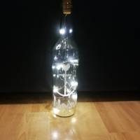 personalisierte Leuchtflaschen Geschenk Weihnachten Geburtstag Geburt Bild 2