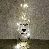 personalisierte Leuchtflaschen Geschenk Weihnachten Geburtstag Geburt Bild 6