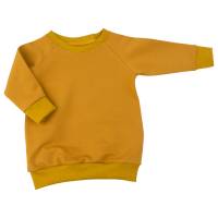 Pullover Sweater Baby Mädchen Jungen Unisex Ocker / Senf Geschenk Ostern Sweat Öko-Tex Gr. 62-68 SOFORTKAUF Bild 1
