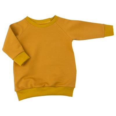 Pullover Sweater Baby Mädchen Jungen Unisex Ocker / Senf Geschenk Ostern Sweat Öko-Tex Gr. 62-68 SOFORTKAUF