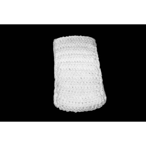 Handysocke gehäkelt in weiß
