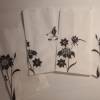 11 er Set Geschenktüten " Blumen schwarz auf weiß " Bild 2