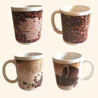 Kaffee-Tasse mit einem kreativen Spruch und einem dekorativen Motiv Bild 4