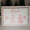 Engelpost Rosa Engel bringen Weihnachts-Grüße Weihnachtskarte Handmade Bild 3