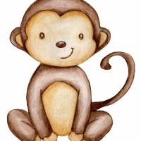 Kinderbild "Kleiner Affe" Bild 2