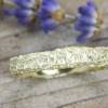 Schmaler Ring aus Gold 585/-. Knitterring, ca 3-4 mm, eckig Bild 3