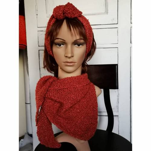 Dreieckstuch + Stirnband