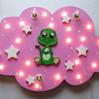 Kinderlampe Deckenleuchte "DIDI DINO" handgefertigt und individuell