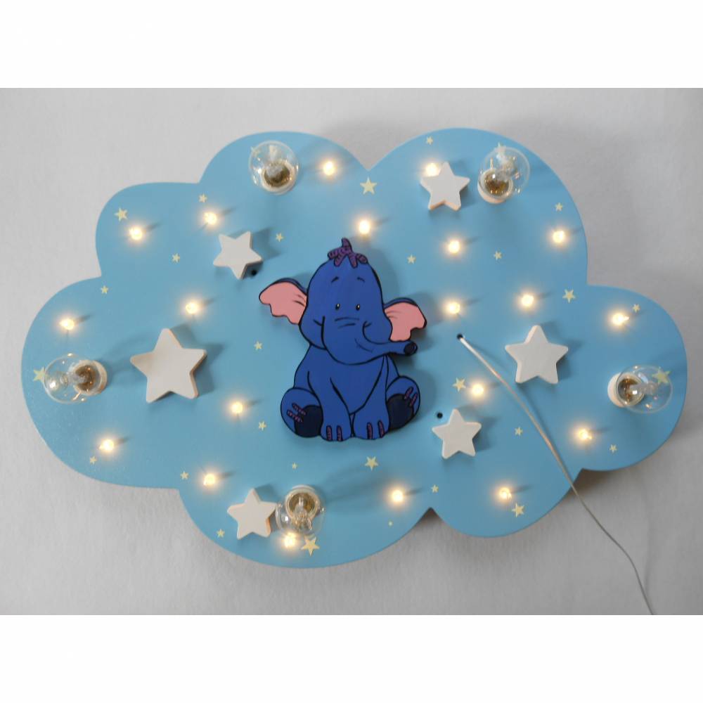 Kinderlampe Deckenlampe Leuchte "Stars" Sterne handgefertigt und individuell 