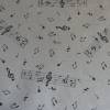12,90 EUR/m Canvas Dekostoff Musik, Noten, Notenschlüssel Bild 4