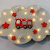 Kinderlampe Deckenleuchte "Feuerwehrauto" handgefertigt und individuell Bild 3