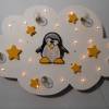 Kinderlampe Deckenleuchte "PIT PINGUIN" handgefertigt und individuell Bild 2