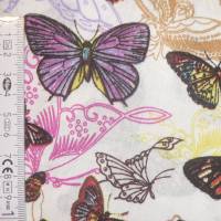 9,80 EUR/m Stoff Baumwolle Schmetterlinge bunt Bild 8