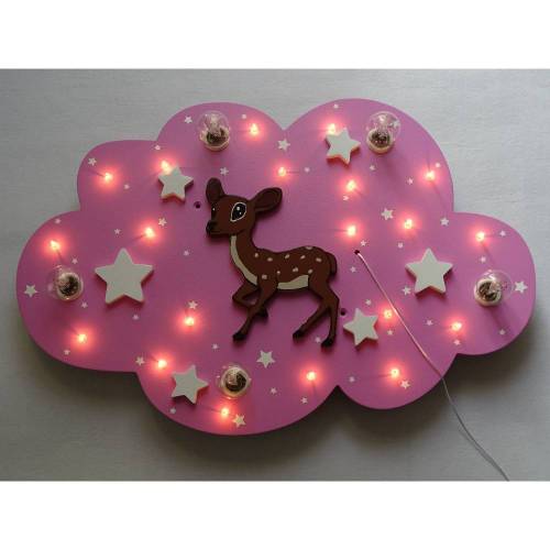 Kinderlampe Deckenleuchte "REGINA REH" handgefertigt und individuell