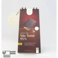 Notizblock, Originalverpackung Bitter-Schokolade Sao Tome, Upcycling Bild 1