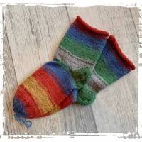 Handgestrickte Socken aus hochwertigen Materialien in Größe 34/35! Bild 1