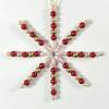 4 Sterne Perlensterne Fensterschmuck Weihnachtsdekoration Mitbringsel Deko Bild 3