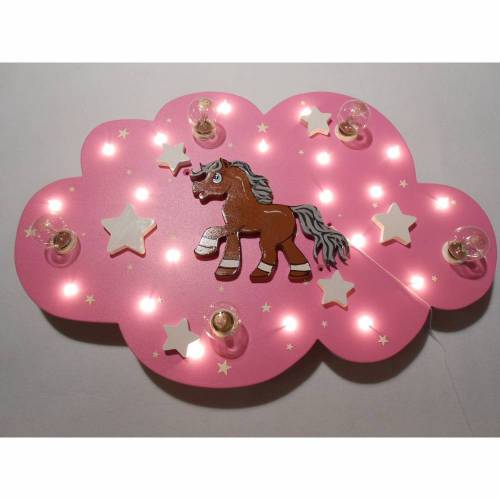 Kinderlampe Deckenleuchte "FERDI PFERD" handgefertigt und individuell