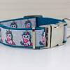 Hundehalsband mit Einhorn, rosa und petrolblau, Kaugummi, Fantasie, Hund, Haustier, Welpe, verspielt, niedlich Bild 2