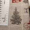 Dekostoff mit weihnachtlichem Motiv,  Baumwollmischung, Breite 1,40 m Bild 3