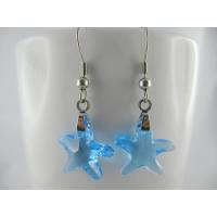 Ohrringe Starfish Aquamarine Hellblau (644) Bild 1
