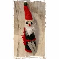 Nikolaus / Weihnachtsmann "Bob" in liebevoller Handarbeit hergestellt - ca. 21 cm hoch - gehäkelt! Bild 1