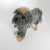 Kotbeutelspender in Form eines grauen Hundes aus Filz, Gassitäschchen, Etui für Kotbeutel, Hunde Accessoires, Bild 2