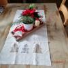 Tischläufer+Nikolausstiefel aus altem Leinen- handgenäht Bild 10